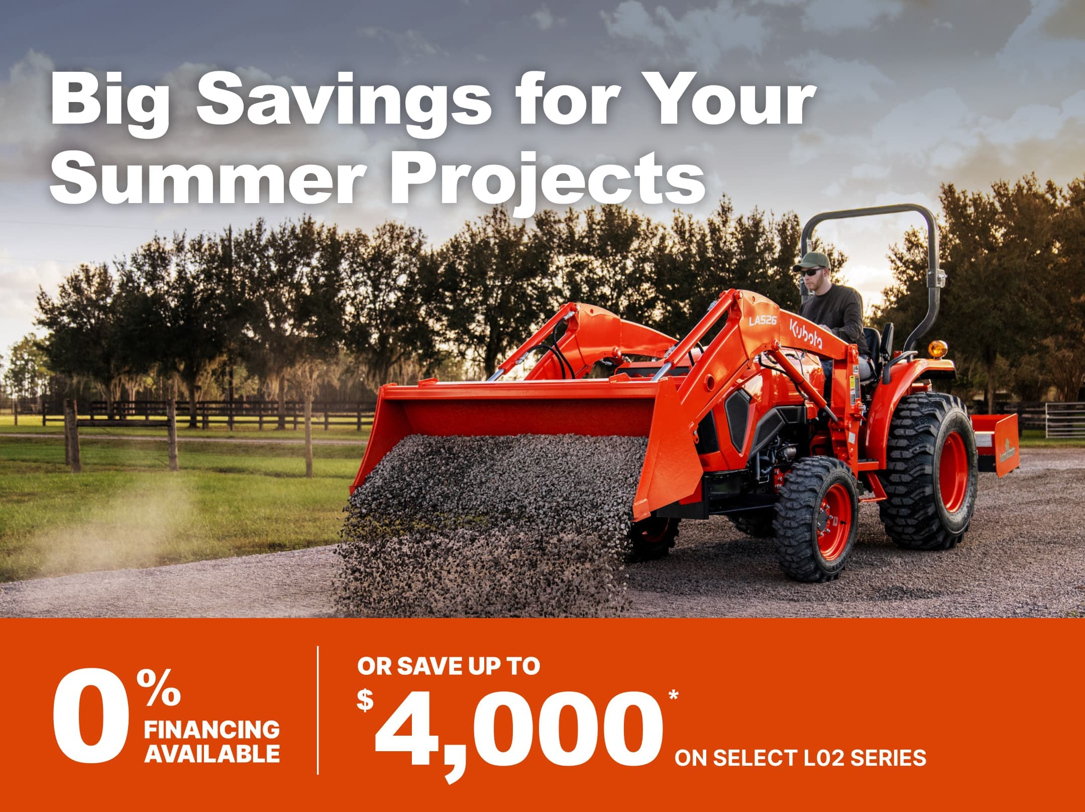 Save on Select L02 Series Tractors Save on Select L02 Series Tractors